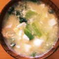 かおキッチン's cooksnap of when they made 小松菜と豆腐のかき玉スープ.
