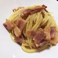 nenona's cooksnap of when they made 生クリームなし全卵♪簡単カルボナーラ.