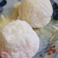 ハチ8コロ8's cooksnap of when they made 手作りで美味しい♥もっちもち雪見だいふく.