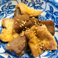 TORARA32's cooksnap of when they made こんにゃくと薄揚げの甘辛　お弁当に.