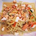 シーカ0913's cooksnap of when they made 秋鮭と柿のレモンバターソース パスタ.