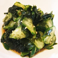 kitchon's cooksnap of when they made わかめときゅうりの酢の物.