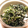 ミワボシ's cooksnap of when they made 小松菜と明太子のバター醤油炒め.