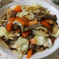 main73's cooksnap of when they made ＊牛焼き肉炒め＊.