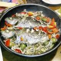 cacotan's cooksnap of when they made いさきのアクアパッツァ.