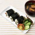 よこ耳ねこ's cooksnap of when they made ランチに☆しそベーコンおにぎり.