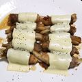 もいこ196482's cooksnap of when they made 大人おつまみ★白菜×焦がし豚肉ロール.
