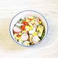 ウメ吉さん's cooksnap of when they made ズッキーニとチーズのコロコロサラダ.