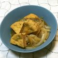 おはなすき's cooksnap of when they made 簡単材料2つだけ がんもと玉ねぎ煮.