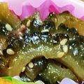 ナチュルコ's cooksnap of when they made 梅ちゃん絶賛！超簡単やみつきゴーヤ.