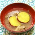 がっしゅまま's cooksnap of when they made ＊しめじとさつまいもののみそ汁＊.