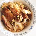 クック84MI7E☆'s cooksnap of when they made 一人前レシピ！我が家のカツ丼♡.