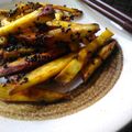 NAGANO久留米's cooksnap of when they made 揚げずに簡単！スティック大学芋☆.