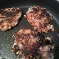 じゅりあ！'s cooksnap of when they made スパムと玉ねぎのミニハンバーグ.