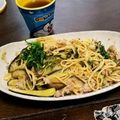 よおこ♪'s cooksnap of when they made 茄子とシソ肉味噌のスパゲティ.