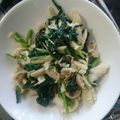 かほたくhy's cooksnap of when they made サラダチキンとほうれん草の炒め物。.
