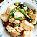 キナコモチ☆'s cooksnap of when they made ⭐豆腐・アスパラ⭐オイスターソース炒め♪.
