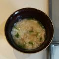 しいのちゃん's cooksnap of when they made コクある中華風お粥~お父さんの一人昼食3.
