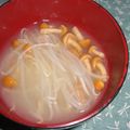きらり流れ星's cooksnap of when they made もやしのみそ汁.