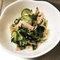 メグメグミ's cooksnap of when they made ◆糖尿病◆ワカメときゅうりの春雨サラダ.