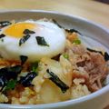 doiko's cooksnap of when they made ✿のり(もり)だくさん豚キムチャーハン✿.