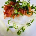 ｱｲﾊﾅ's cooksnap of when they made キムチでごちそう冷や奴.