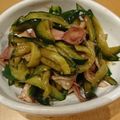 demy427's cooksnap of when they made イカときゅうりのピリ辛酢の物.
