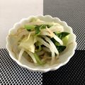 陸にぃ's cooksnap of when they made おつまみ　もやしとチンゲン菜のナムル.