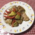 minikan's cooksnap of when they made 豚肉とアボカドのハニーマスタード炒め.