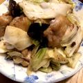 ひちょみん's cooksnap of when they made 鶏肉とナスとキャベツのオイスター炒め.