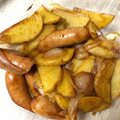 おおふ。's cooksnap of when they made じゃがいもとウインナーの焼肉のたれ炒め☆.