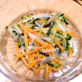 醤油マヨ's cooksnap of when they made もやしと豆苗のナムル♪.