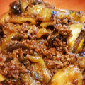 Vickyの姉's cooksnap of when they made 簡単 牛ひき肉と茄子のケチャップ炒め.