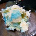 マダムカフェ♡'s cooksnap of when they made 簡単！ブルーハワイソーダ・マーブルアイス.