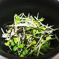 クックF7JMA1☆'s cooksnap of when they made ☺お弁当に♪かいわれと塩昆布の和え物☺.