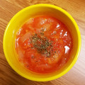 らびのゆうママ's cooksnap of when they made ミキサーいらず！冷凍トマトの冷製スープ.