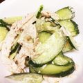 卵せんべい's cooksnap of when they made 鶏胸肉ときゅうりのすりごまサラダ.