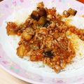 琉綺2kids♥'s cooksnap of when they made とろ～りチーズ❤なすとひき肉の甘辛丼♪.