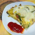 ソース少なめで's cooksnap of when they made 簡単！ズッキーニのスパニッシュオムレツ.