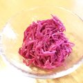 まめ39's cooksnap of when they made 紫キャベツのザワークラフト.