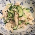 a_plus_ki's cooksnap of when they made 鶏ささみときゅうりのぬた（酢味噌）和え.