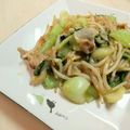 ちょこ＊choco's cooksnap of when they made 豚肉と青梗菜＆もやしのピリ辛味噌炒め♫.