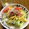 YUKIKI☆'s cooksnap of when they made 冷し中華風＊冷奴.
