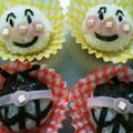 ガリ☆トトロ's cooksnap of when they made アンパンマンとばいきんまん弁当♪キャラ弁.