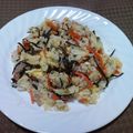 公平ママ's cooksnap of when they made お手軽ひじき煮の炒飯。.