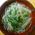 arukiseki's cooksnap of when they made 寒さを乗りきれ！もやし入り生姜スープ.
