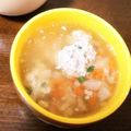 しらきゃめぐ's cooksnap of when they made 煮込んでもふわふわ☆鶏団子と春雨のスープ.