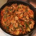 nyankoにゃん's cooksnap of when they made 豚小間で！豚キム チャプチェ風炒め.