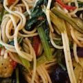 れそそ's cooksnap of when they made 簡単! 彩りトマトとナスのペペロンチーノ.