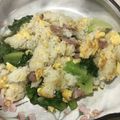 クックGFY8CA☆'s cooksnap of when they made ロメインレタスのチャーハン.